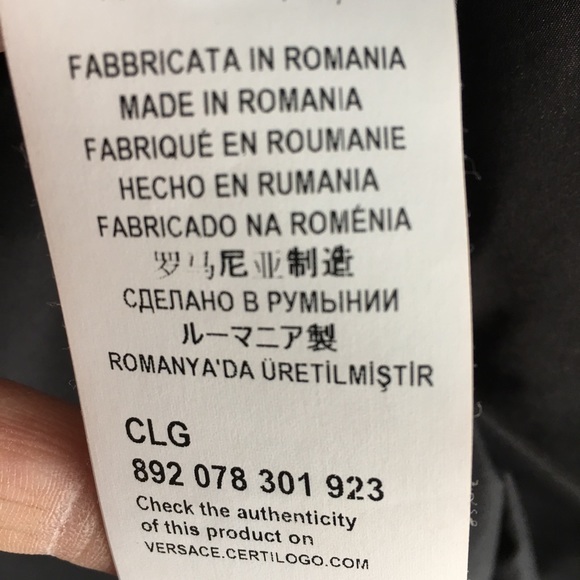 Versace down winter jacket - Picture 6 of 6